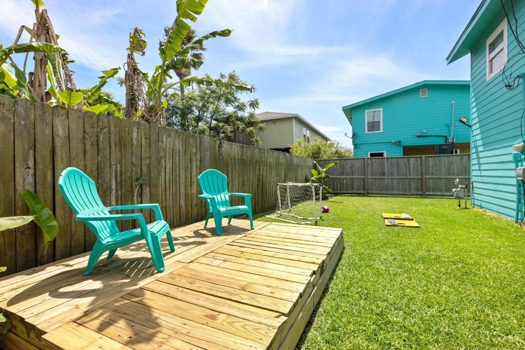 Nr Beach Pier Oasis Game Tables Yard Bbq Galveston Exteriör bild